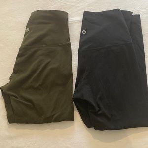 Lululemon Align Capris 23” - size 4 (set of 2)